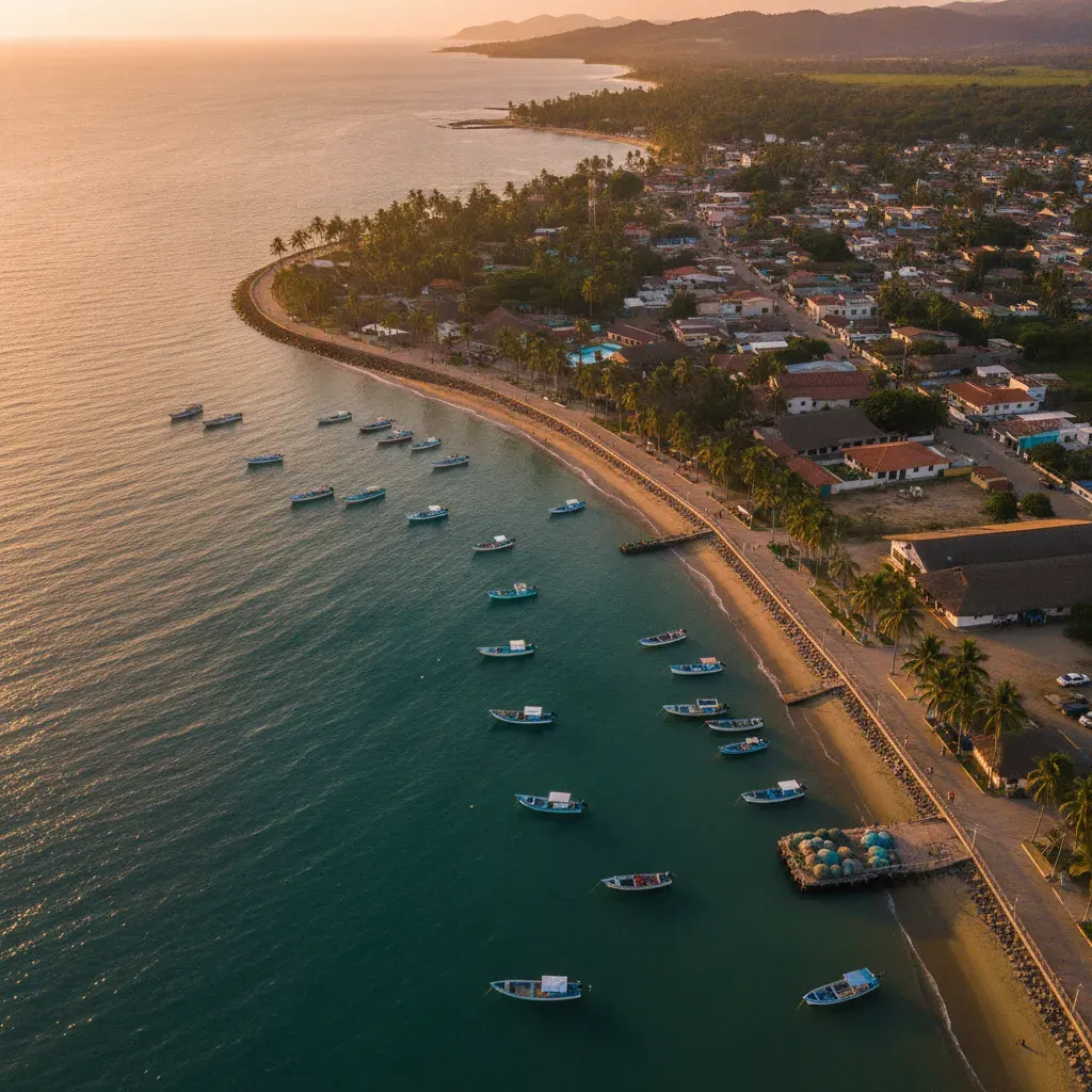 Coastal Ecuador’s historic center and cathedral domes